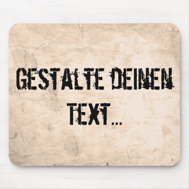 Gammal smutsig bakgrund musmatta (Framsidan)