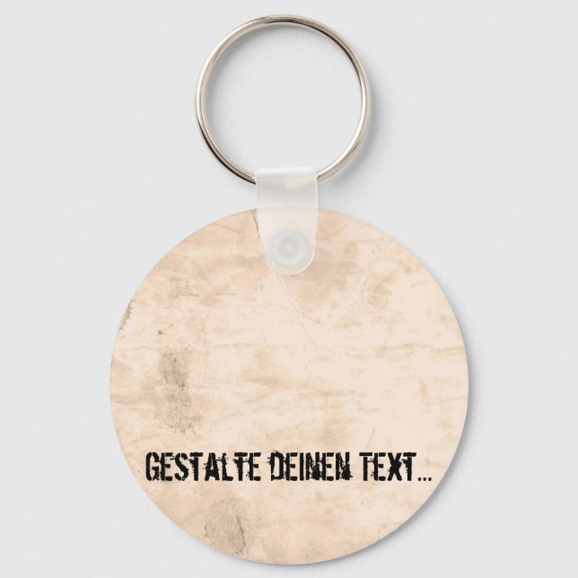 Gammal smutsig bakgrund nyckelring (Framsida)