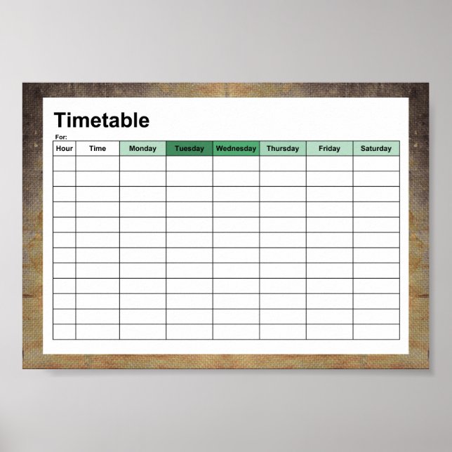 gammal smutsig kanvas poster (Framsidan)