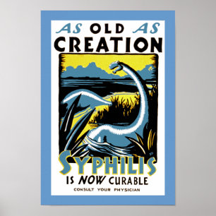 Gammal som skapelse ~ Syfililis är nu böjlig Poster