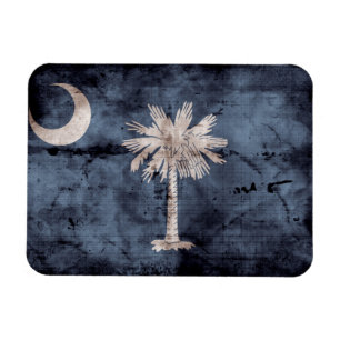 Gammal South Carolina flagga; Magnet