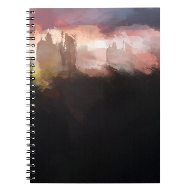 gammal stad anteckningsbok (Framsidan)