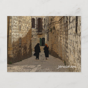 Gammal stad av Jerusalem Vykort