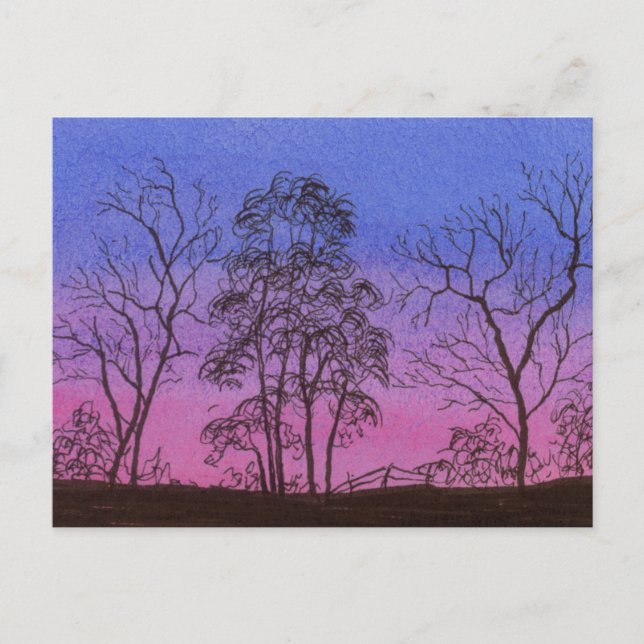 Gammal stängningsrad vykort (Framsida)