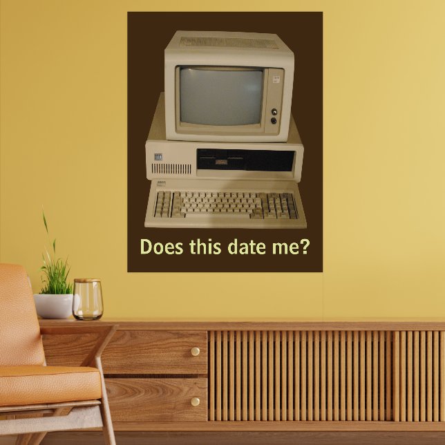 Gammal stationär dator Poster jag (Vardagsrum 2)