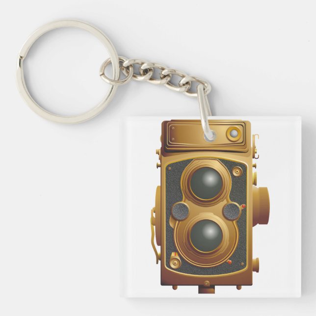 Gammal Steampunk-kamera (Framsidan)
