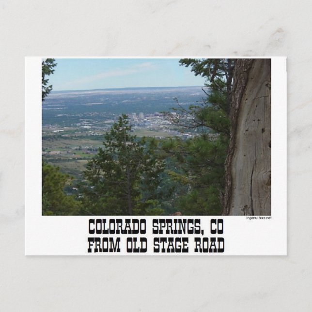 Gammal stegväg vykort (Framsida)