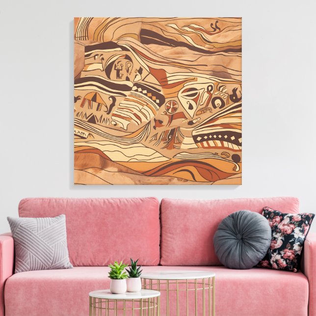 gammal sten art canvastryck (Insitu (Vardagsrum))