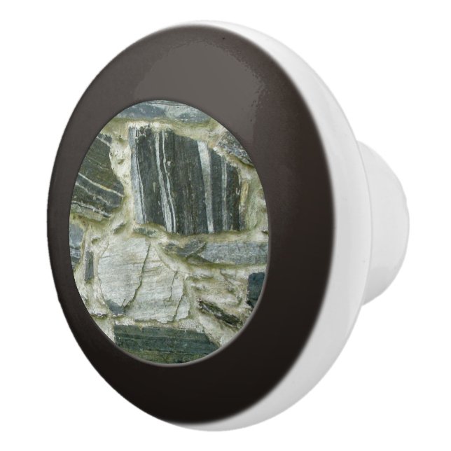 Gammal stenvägg för geologi knopp (Höger)