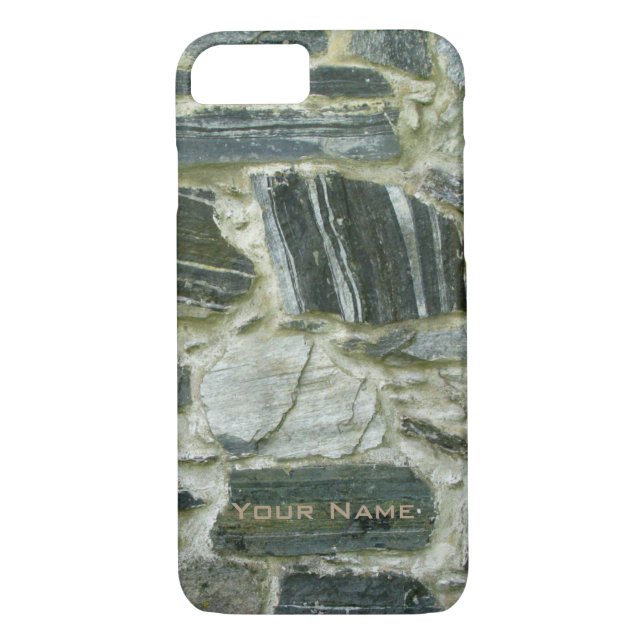 Gammal stenvägg med namn Case-Mate iPhone skal (Baksida)