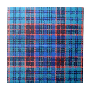 GAMMAL STEWART FAMILJTARTAN KAKELPLATTA