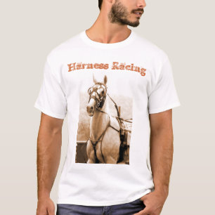 Gammal stilskjorta för travsport tee shirt