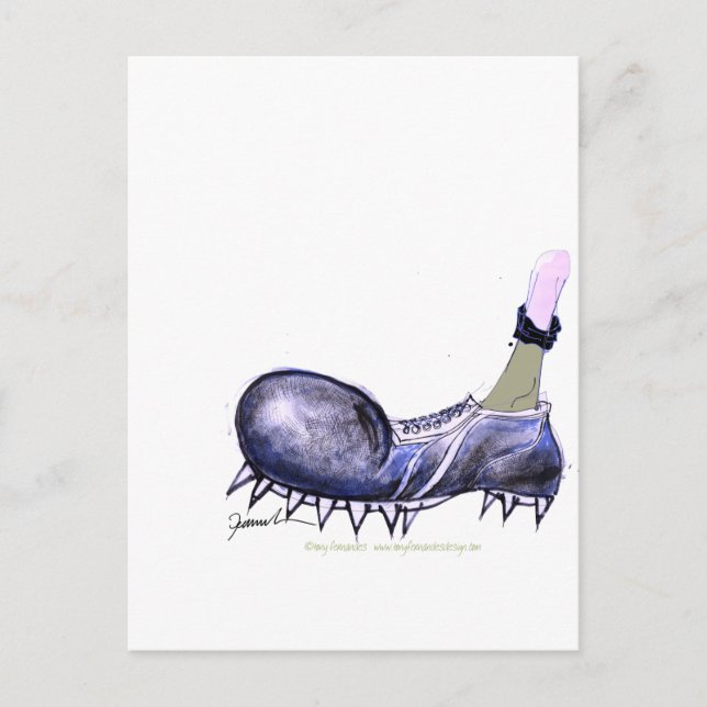 gammal stövel, tonisk fernandes vykort (Framsida)