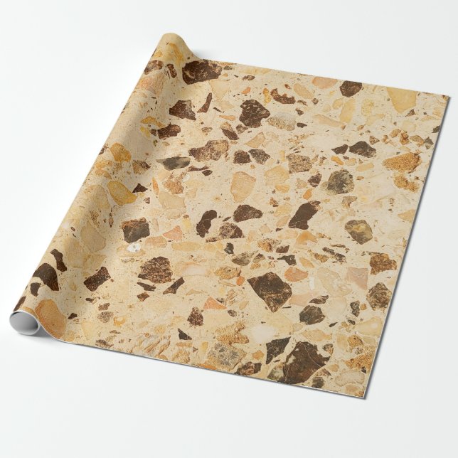 Gammal struktur bakgård. konstgjord elegant stilis presentpapper (Utrullad)