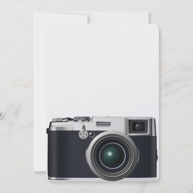 Gammal svart kamera (Framsida)