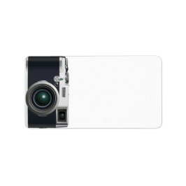 Gammal svart kamera fraktsedel