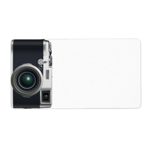 Gammal svart kamera fraktsedel