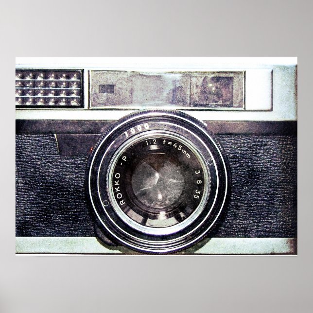 Gammal svart kamera poster (Framsidan)