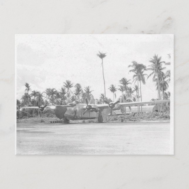 Gammal svart magisk B-24 Vykort (Framsida)