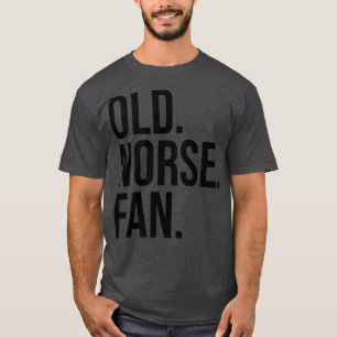 Gammal svart text i Norse Fläkt T Shirt
