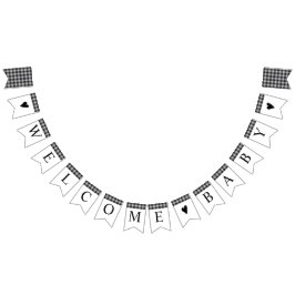 Gammal, svart, vit babystövel i Buffalo Play Vimplar