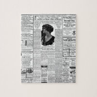 Gammal svart- & vittidning, retro annons för