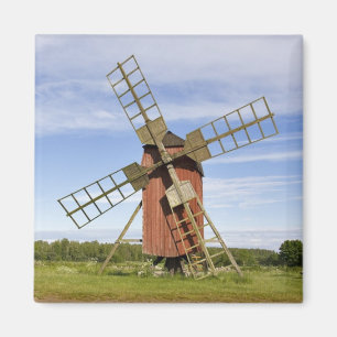 Gammal svensk Kvarn Magnet
