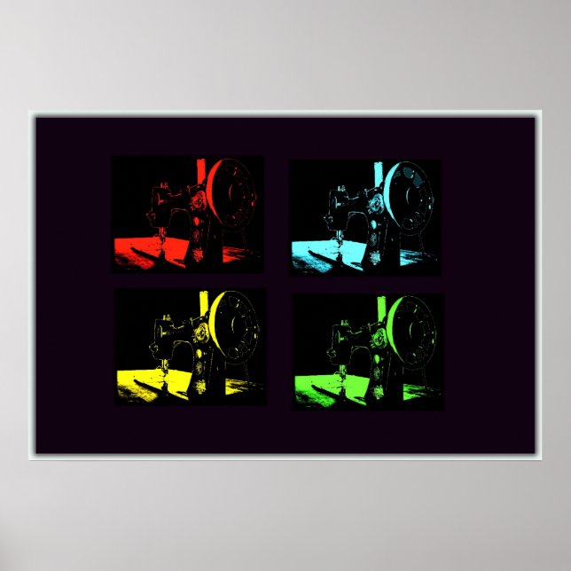 Gammal syningsmaskintag poster (Framsidan)