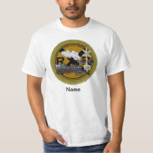Gammal t-shirt för tåg