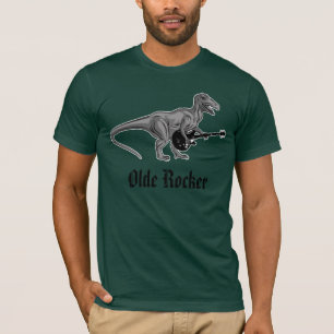 Gammal T-tröja för rock musikälskare T-shirt
