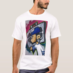 GAMMAL T-tröja för SKOOL-STILtecken T-shirt