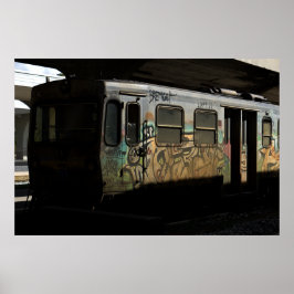 Gammal Tåg Poster