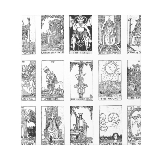gammal tarot anteckningsblock (Framsida)