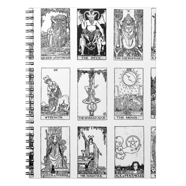 gammal tarot anteckningsbok (Framsidan)
