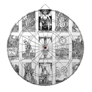 gammal tarot darttavla