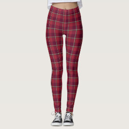 Gammal tegelsten och Cab Sav Plaid Leggings