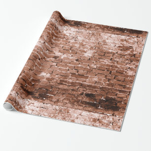 Gammal tegelstenvägg presentpapper