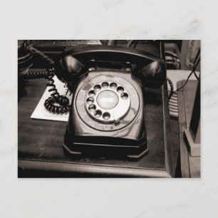 Gammal telefon vykort