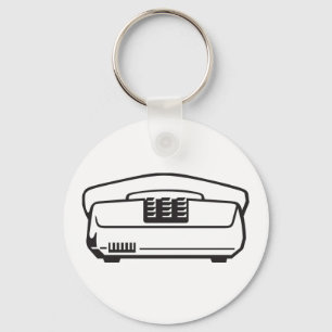 Gammal telefonsymbol nyckelring