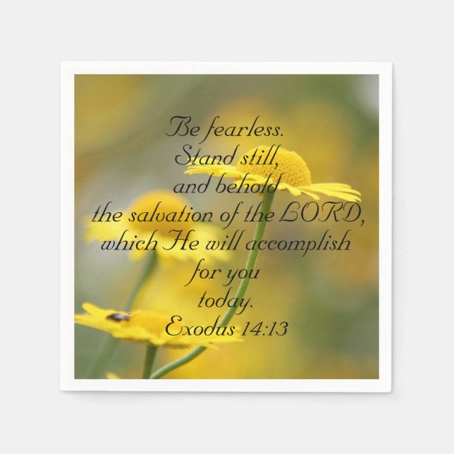 Gammal testamentets bibelskriptsoffert - Exodus 14 Pappersservett (Framsidan)