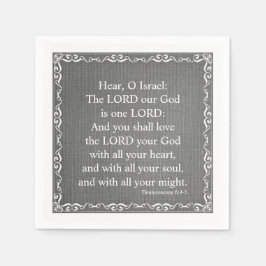 Gammal testamentsväxlingsoffert - deuteronomi pappersservett