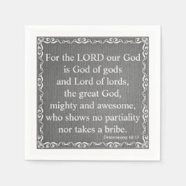 Gammal testamentsväxlingsoffert - deuteronomi pappersservett