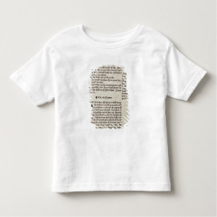 Gammal testamenttextsida t-shirt