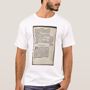 Gammal testamenttextsida t-shirt