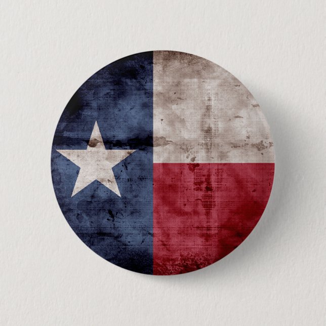 Gammal Texas flagga Knapp (Framsida)