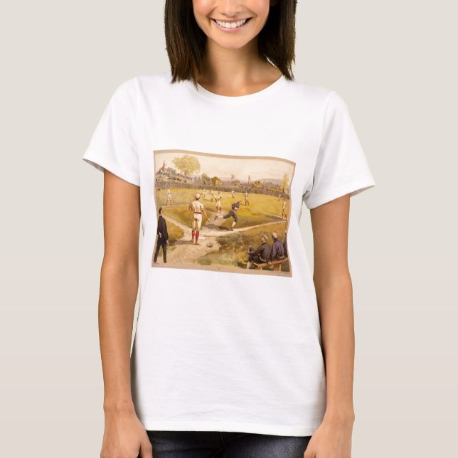 Gammal tidsbas Boll Tee Shirt (Framsida)
