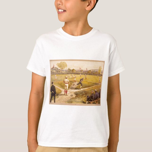 Gammal tidsbas Boll Tee Shirt (Framsida)