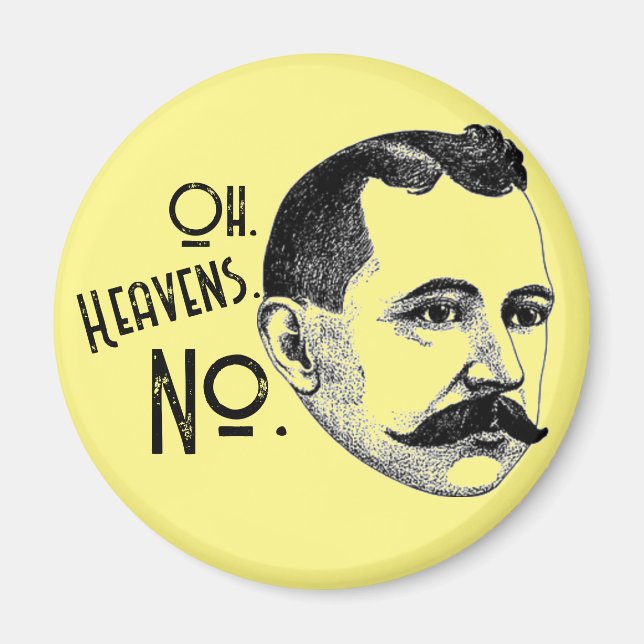 Gammal tidsinställd gentleman magnet (Framsidan)