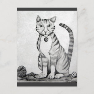 Gammal Tiger TomKatt Vykort