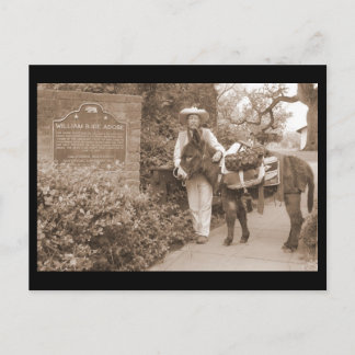 Gammal Time åsnavykort Vykort